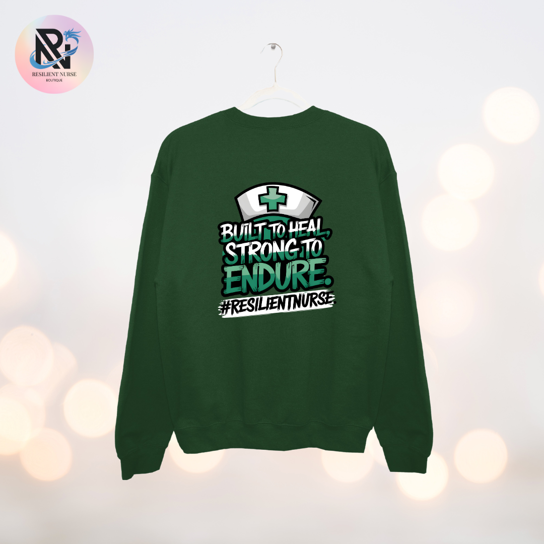 Built To Heal, Strong To Endure | Unisex Sweatshirt