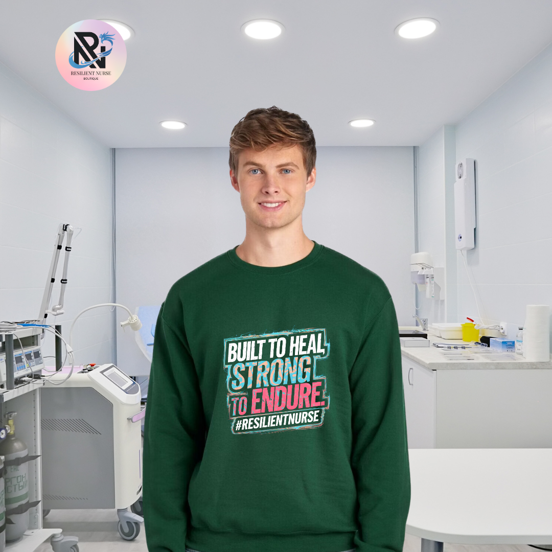 Built to Heal, Strong to Endure | Unisex Sweatshirt