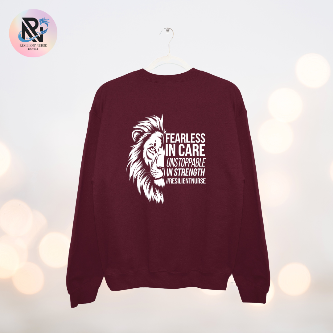 Fearless in Care, Unstoppable in Strength | Unisex Sweatshirt