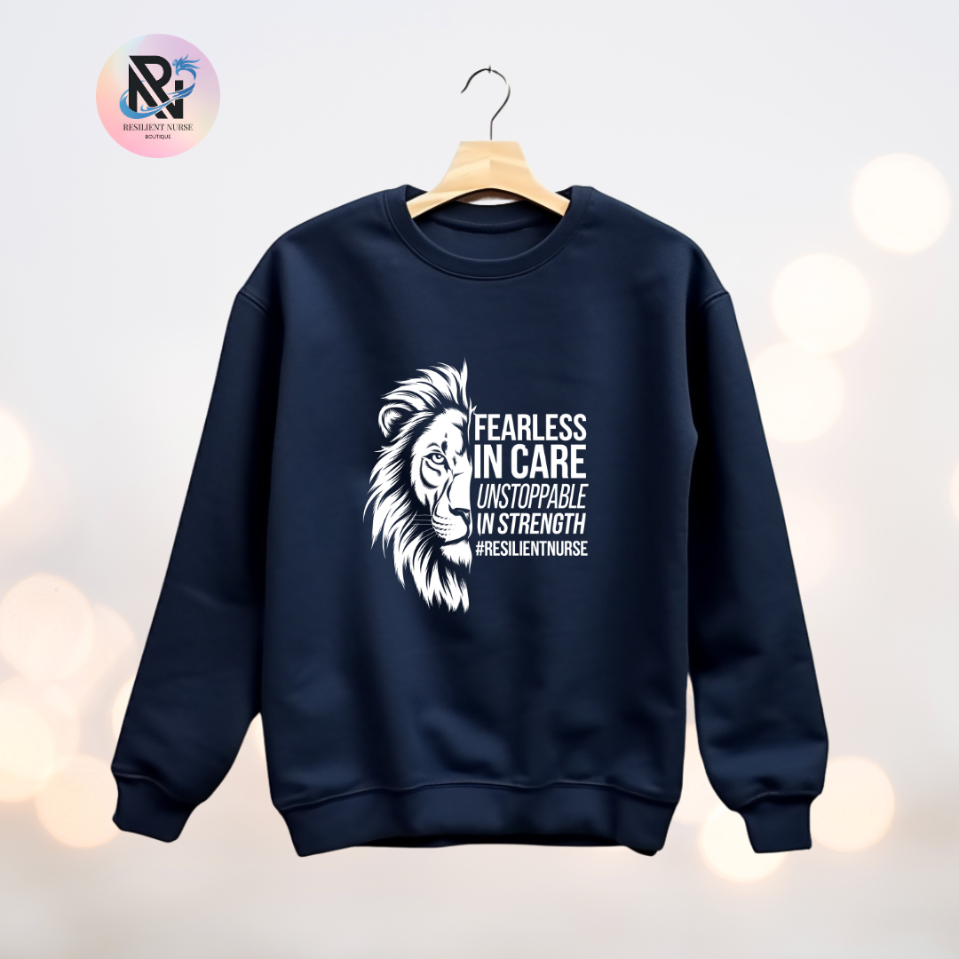 Fearless in Care, Unstoppable in Strength | Unisex Sweatshirt