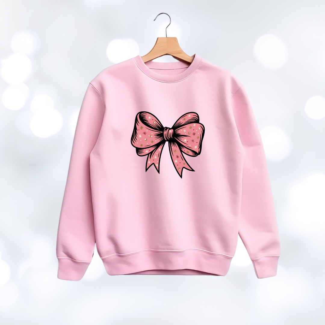 Pretty in Pink Bow | Unisex Sweatshirt